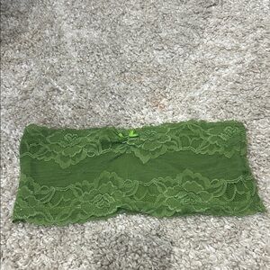 Green Lace Bandeau